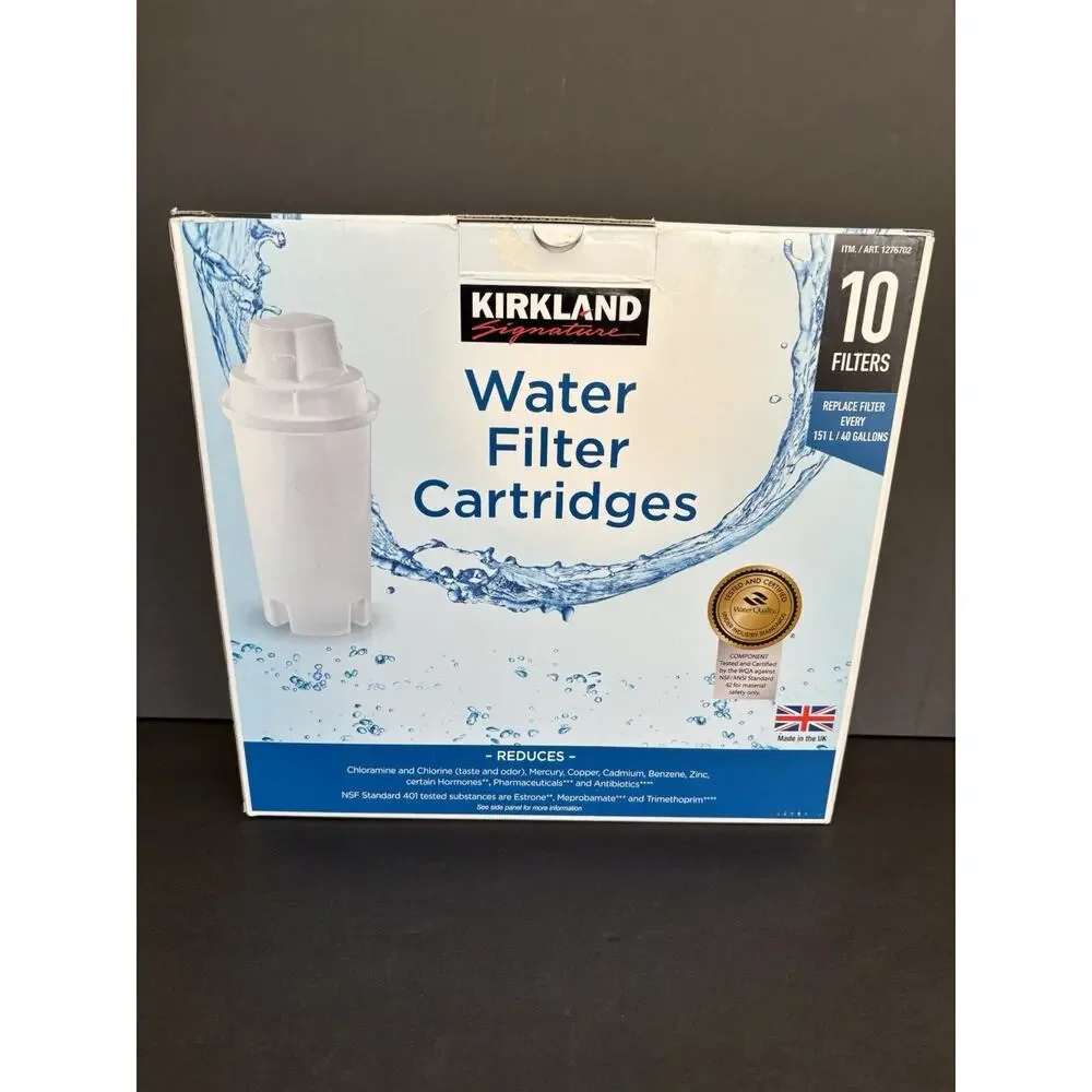 Kirkland Signature Water Filter Cartridge, 7-pack set - NEW Open Box